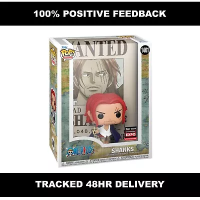 Buy Funko POP One Piece: Shanks Wanted Poster Cover 1401 C2E2 BRAND NEW READY SHIP • 34.99£