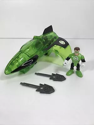 Buy Fisher-Price Imaginext DC Super Friends Hal Jordan Green Lantern Plane Jet Used  • 22.99£