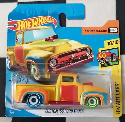 Buy 2020 Hot Wheels Custom 56 Ford Truck HW Art Cars Treasure Hunt 176/250 #10/10 • 8.95£