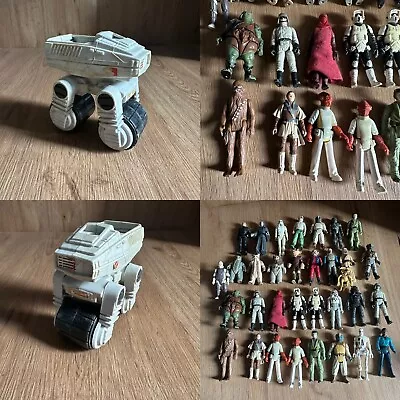 Buy 33 X Vintage Star Wars Figure & Vehicle Bundle Hoth Droid Ewok Luke Trooper More • 124.99£