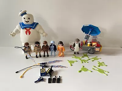 Buy Playmobil Ghostbusters Hot Dog Stand Stay Puft With Figures & Accessories Bundle • 24.95£