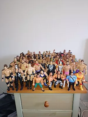 Buy WWE/WWF/AEW Wrestling Action Figures Mattel Hasbro Jazwares Multiple Choice Used • 5£