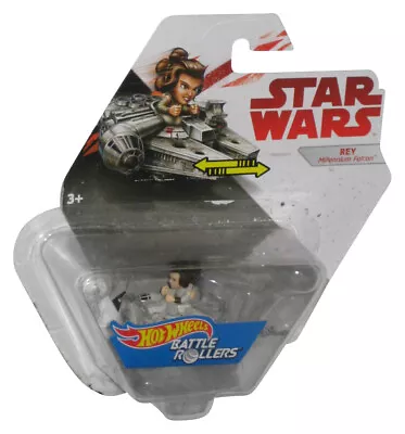 Buy Star Wars Hot Wheels Battle Rollers (2017) Rey Millenium Falcon Micro 1-Inch Toy • 9.73£