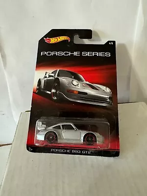 Buy 2015 Hot Wheels Porsche Series Porsche 993 GT2 Silver #4/8 Walmart Exclusive A63 • 25.67£