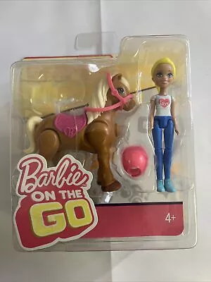 Buy Mattel Barbie On The Go Mini Doll And Pony FHV63 • 14.09£