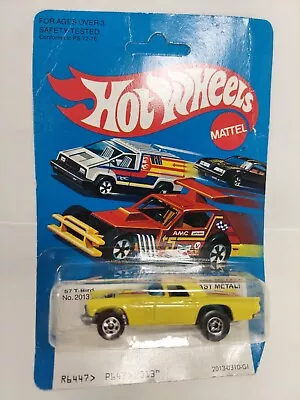 Buy New Carded Unpunched Hot Wheels Vintage 1981 Yellow 57 T-bird No. 2013 • 23.99£