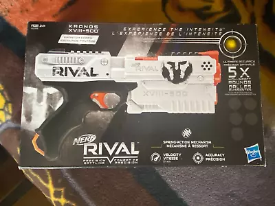 Buy 2X Nerf Rival Kronos XVIII 500 Spring-Action Blaster | White • 30£