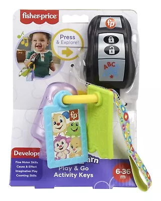 Buy Fisher Price Play And Go Activity Keys [Ages 6+ Months] **BRAND NEW** • 15.99£