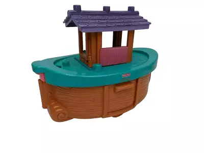 Buy Vintage Fisher Price Mattel Noah's Ark 2002 Opens Out To Playset Top Removes • 13.99£