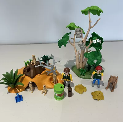 Buy Playmobil Bundle Zoo Animals Meerkats Koalas Kangaroos Joey 4853 4854 Play Sets • 30£