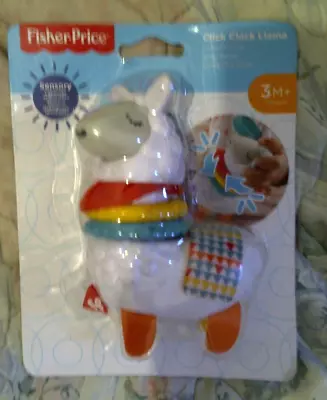 Buy Fisher-Price Click Clack Llama Baby Toy - Sensory Development 3M+ *NEW* 2019 • 12£