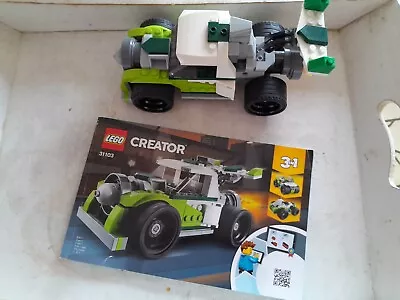 Buy Lego Creator 3-in-1 Set 31103 Rocket Truck With Booklet • 5.99£