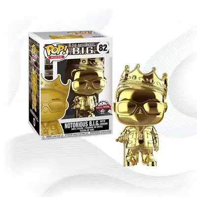 Buy Funko Pop The Notorious Big 82 Chrome Gold • 36.48£