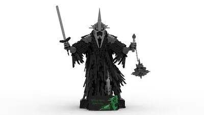Buy LOTR Witch King Of Angmar Building Figurine Set The Lord Of The Rings Lego MOC • 200£