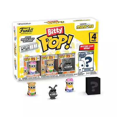 Buy Funko Bitty POP! Minions Tourist Jerry 4-pack Despicable Me Vinyl Figures New • 15.99£