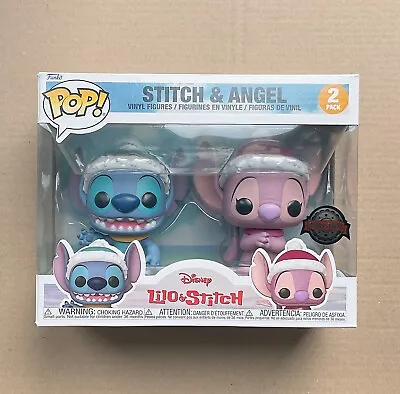 Buy Funko Pop Disney Lilo & Stitch - Stitch & Angel 2-Pack + Free Protector • 54.99£