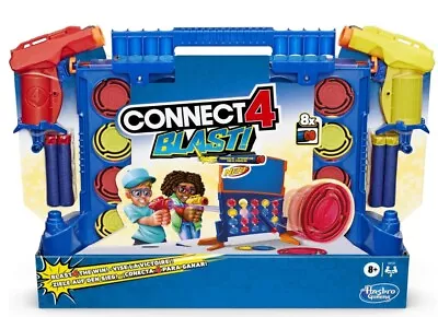 Buy Connect 4 Blast Game 2 Nerf Blasters Foam Darts Family Fun Kids Game Hasbro • 29.99£