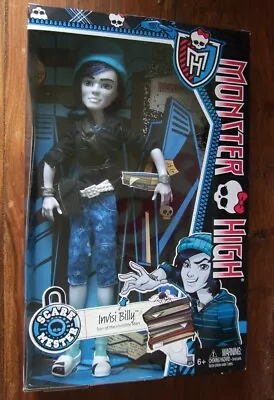 Buy NIB Monster High Scaremester Invisi Billy Doll • 90.04£