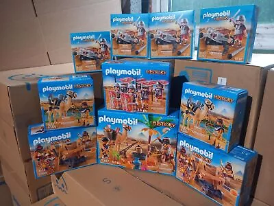 Buy Playmobil 10 Set Bundle  History Romans & Egyptians New Boxed • 11.50£