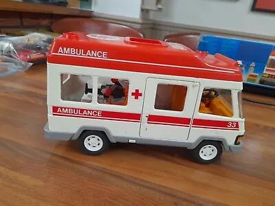 Buy Vintage Playmobil Emergency Ambulance 3456  With Extras • 10£