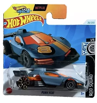 Buy Mattel - Hot Wheels Let's Race - Netflix - Punk Rod - Rod Squad - Short Card • 6.49£