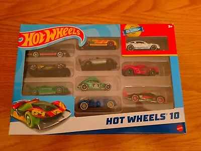 Buy Hot Wheels 10 Pack Car Set 10 X Hot Wheels Die Cast Cars Toy NEW Free UK P&P • 16£