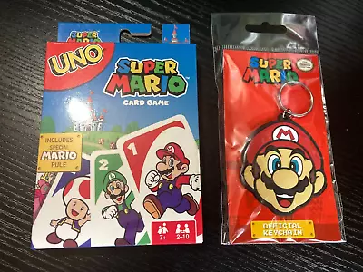 Buy UNO Super Mario By Mattel - Nintendo Family Card Game + Keyring Brand New • 6.49£