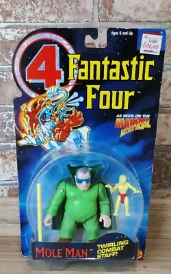 Buy Fantastic Four - Mole Man - Action Figure - Toy Biz 1995 Marvel Comics • 19.99£