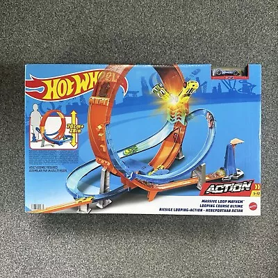Buy Hotwheels Mattel Loop Track Builder Ultimate And Vehicles Game Set New • 69.99£