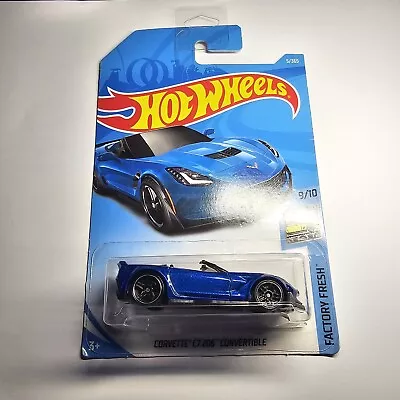 Buy Corvette C7 Z06 Convertible Hot Wheels Blue | Factory Fresh 9/10 | #5/365 • 4£