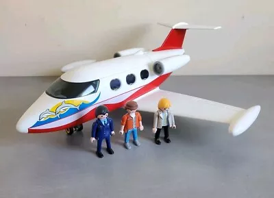 Buy Playmobil Airport 6081 Jet Airplane With Pilot And Tourists - Summer Fun Dauphin • 18.05£