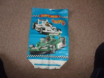 Buy Hot Wheel Happy Meal Paper Bag, 2000, READ ALL • 1£