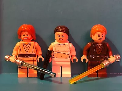 Buy LEGO Star Wars Anakin, Padme, Obi-Wan Minifigures From 75021 Republic Gunship • 70£