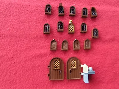 Buy Genuine Lego Brown Castle Doors & Windows • 1.75£