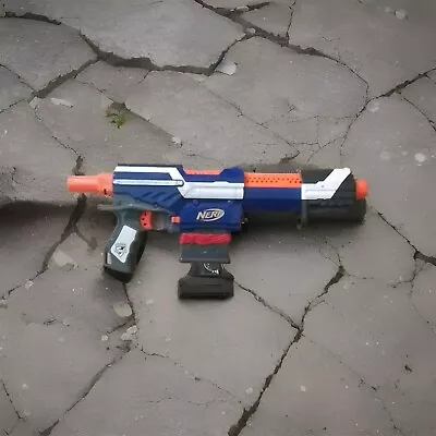 Buy NERF Gun: Alpha Trooper CS-12- Fully Working VGC With Magazine And Bullets • 12.99£