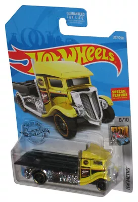 Buy Hot Wheels HW Metro 8/10 (2017) Yellow Fast-Bed Hauler Toy Truck 207/250 • 12.62£