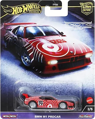 Buy FAST FURIOUS Model Car BMW M1 PROCAR 1:64 Scale 8cm Hot Wheels HKC79 DieCast • 16.92£