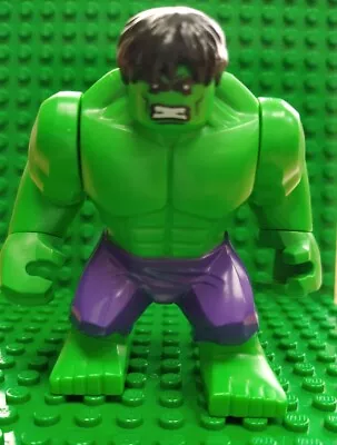 Buy LEGO Minifigure HULK Big Figure 76018 Marvel Avengers Rare Purple Pants • 18£