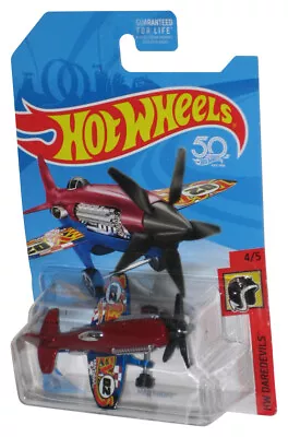 Buy Hot Wheels 50th HW Daredevils (2017) Mad Propz Red & Blue Airplane Toy 4/5 • 17.47£