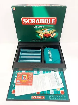 Buy Scrabble Original Tile Word Game By Mattel 2003 Complete • 12.99£