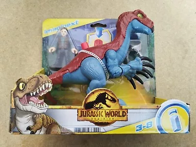 Buy Fisher Price Imaginext Jurassic World  Therizinosaurus & Owen Toy Age 3-8 Xmas • 10£