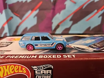 Buy WHEELSWAP CUSTOM HOT WHEELS 71 DATSUN 510 WAGON On Real Riders Combi Postage • 9.45£