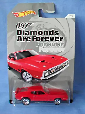 Buy Hot Wheels 71 Mustang Mach 1 James Bond 007  Diamonds Are Forever MOC - Free P/P • 7.50£