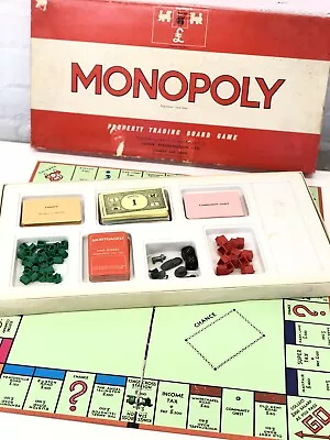 Buy Vintage Monopoly Board Game / 1961 / 60’s / Complete • 14.12£