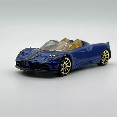 Buy Hot Wheels '17 Pagani Huayra Roadster Metalflake Blue 2023 1:64 Diecast • 2.95£