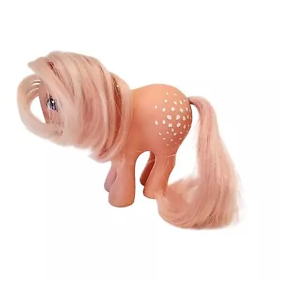 Buy Vintage My Little Pony Hasbro Cotton Candy Pink White Dots Cutie Mark MLP G1 80s • 19.32£