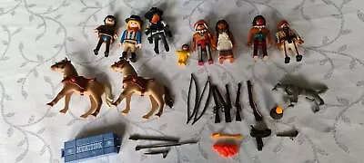 Buy Playmobil Wild West Western Figures Bundle Cowboys Native Americans Animals • 13.99£