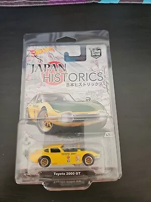 Buy 2015 Hot Wheels Premium Japan Historics Toyota 2000 GT Car Culture Real Riders • 42£