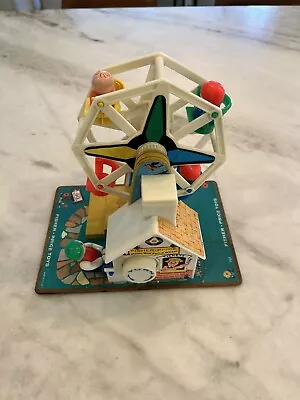 Buy USED Vintage  Working Fisher-Price Little People Music Box Ferris Wheel • 26.09£