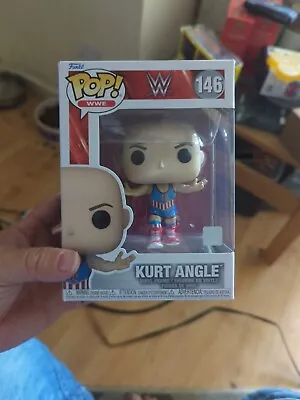 Buy Funko POP! WWE - Kurt Angle Collectable Vinyl Figure #146 Official • 11.99£